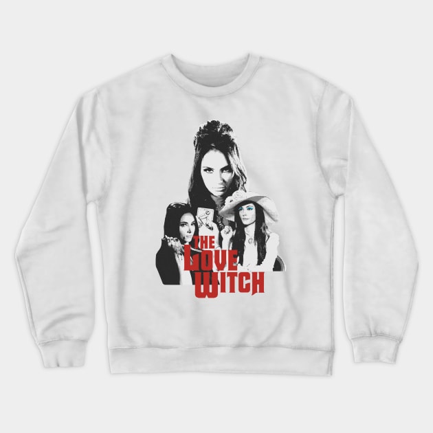 The Love Witch Anna Biller Horror Movie Poster Design Crewneck Sweatshirt by stargirlx